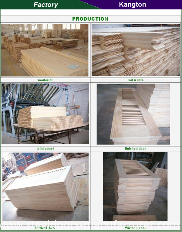 Bi-Fold Wooden Shutter Door (louver door)